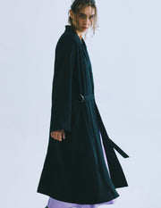 Kimono sleeve rap coat