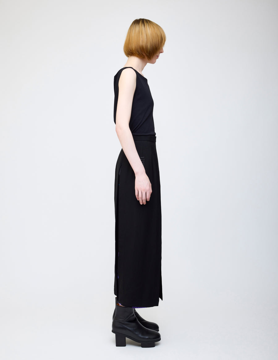 Nocturne bloom skirt -Purple-