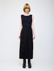 Nocturne bloom skirt -Yellow-