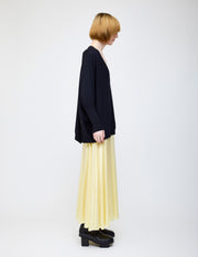 Kimono sleeve knit -Black-