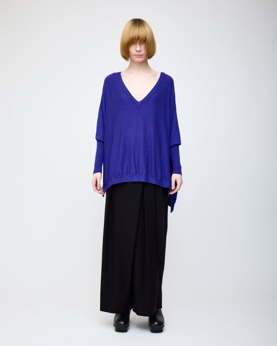 Kimono sleeve knit -Violet-