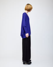Kimono sleeve knit -Violet-