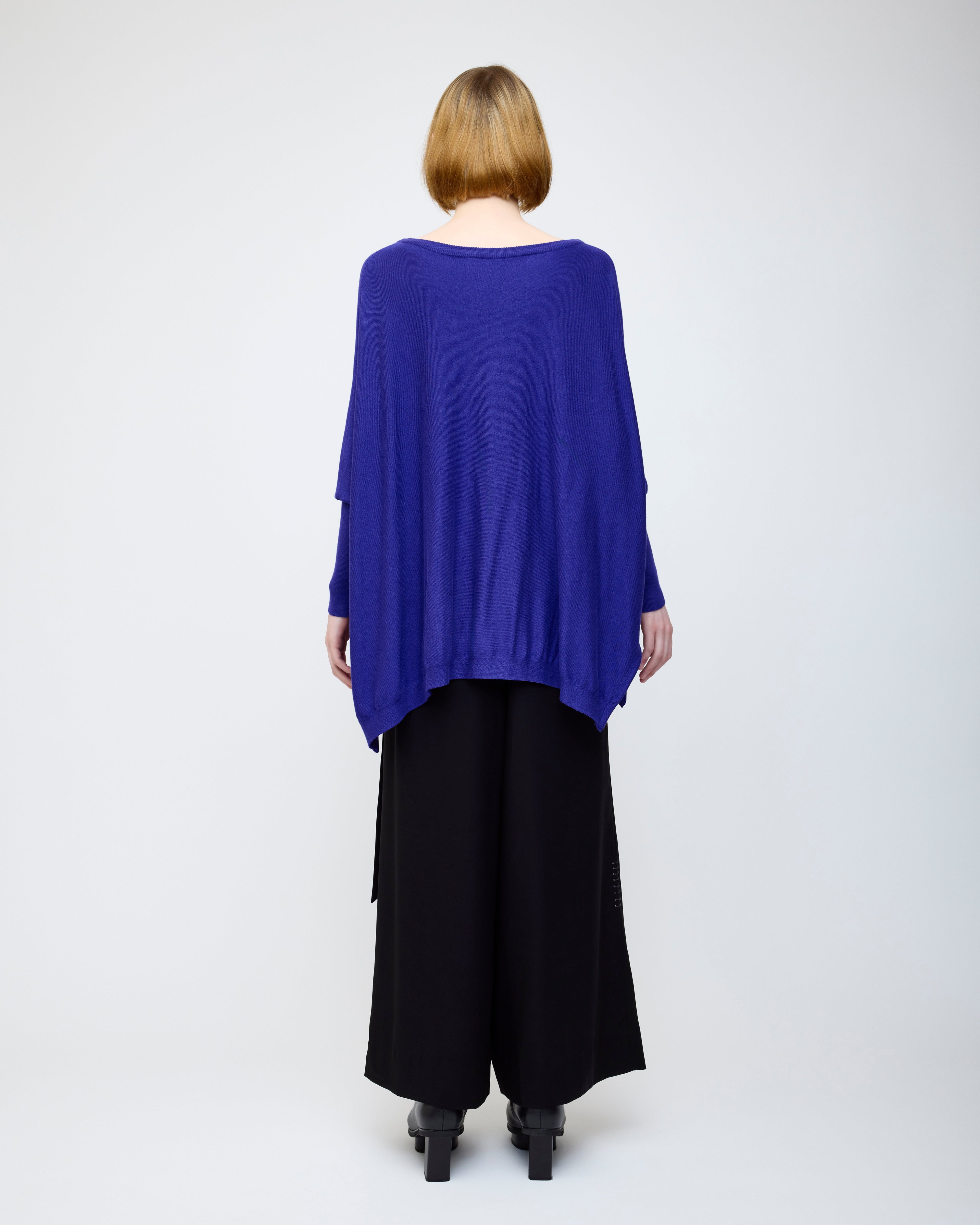Kimono sleeve knit -Violet-