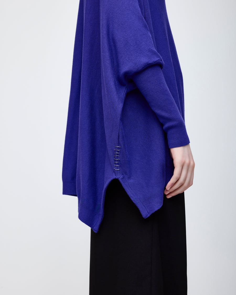 Kimono sleeve knit -Violet-