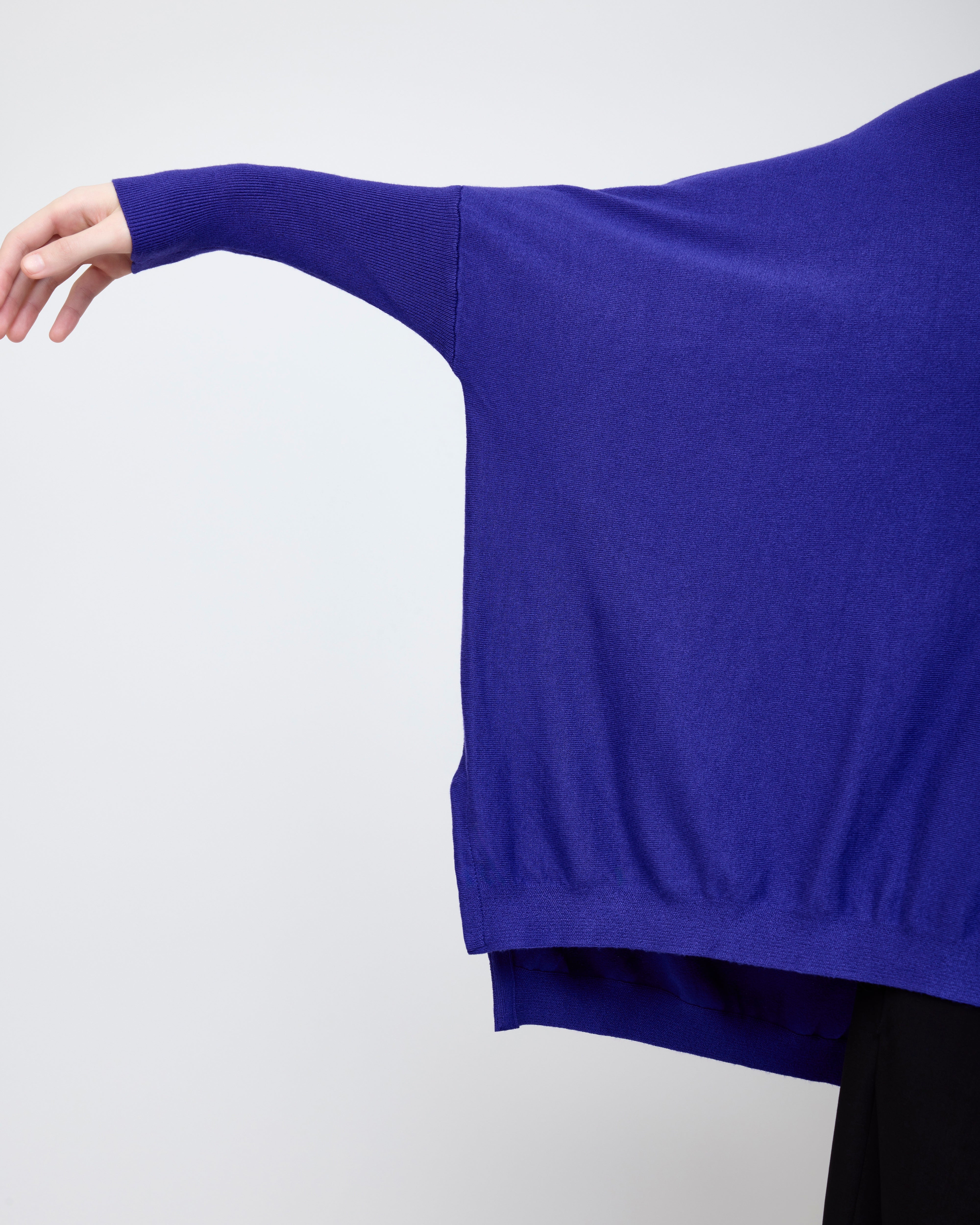 Kimono sleeve knit -Violet-