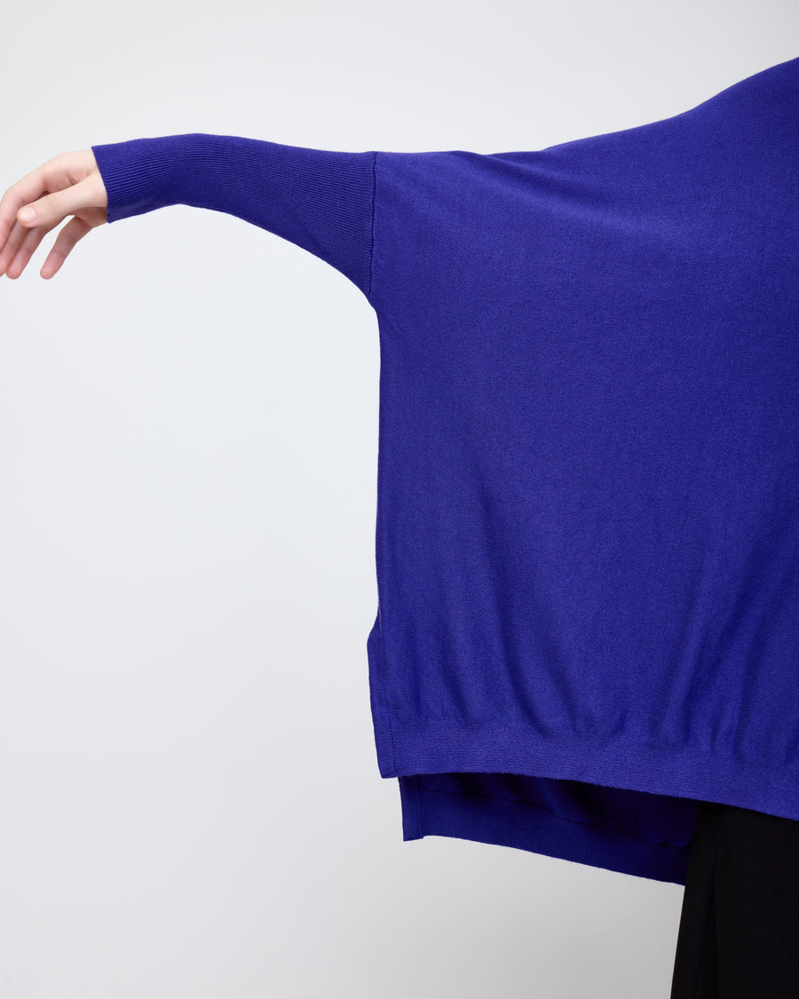 Kimono sleeve knit -Violet-