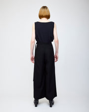 Wool rap pants
