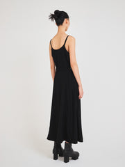 Wool rap cami dress
