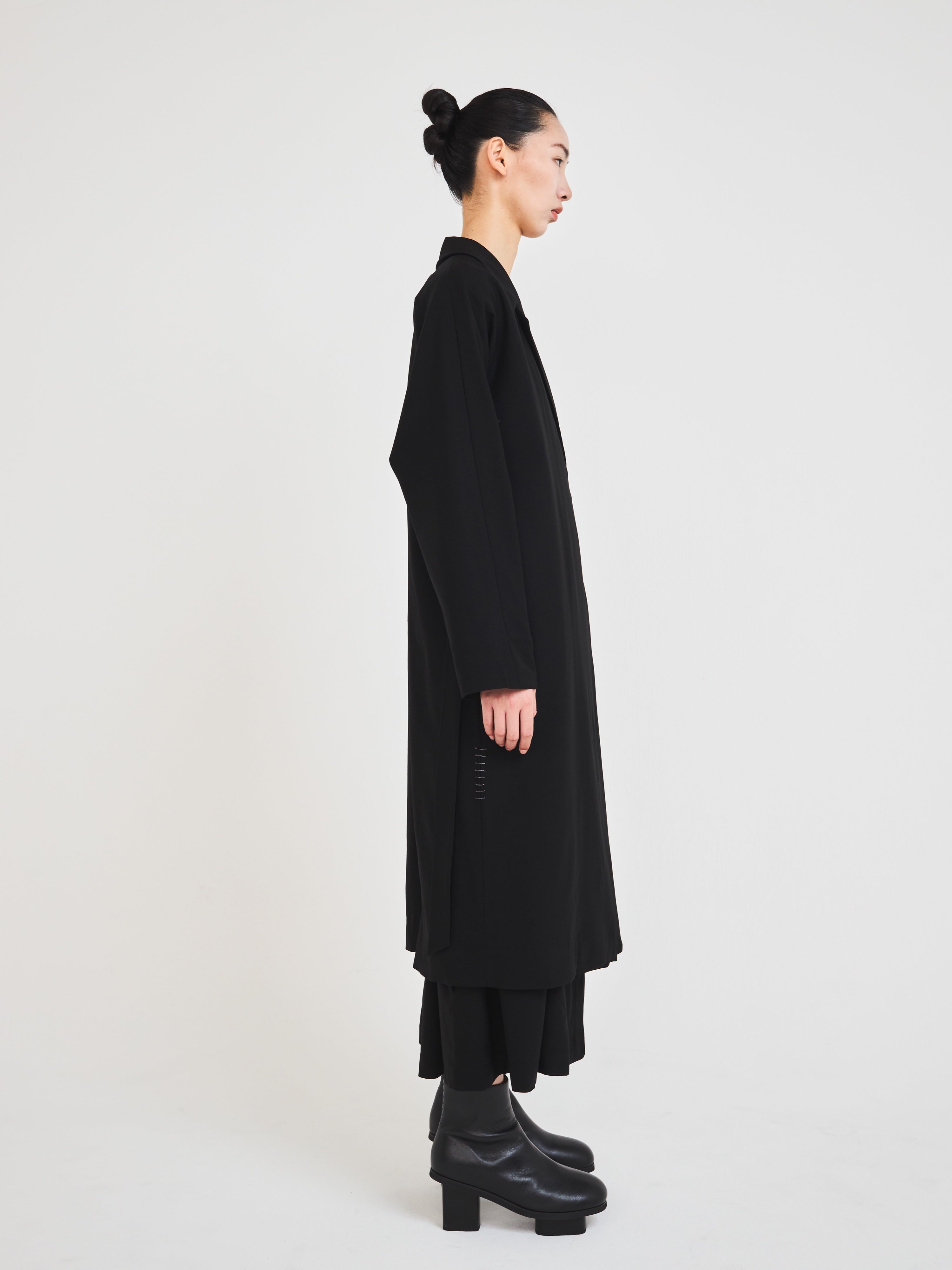 Kimono sleeve rap coat