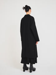 Kimono sleeve rap coat