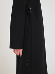 Kimono sleeve rap coat