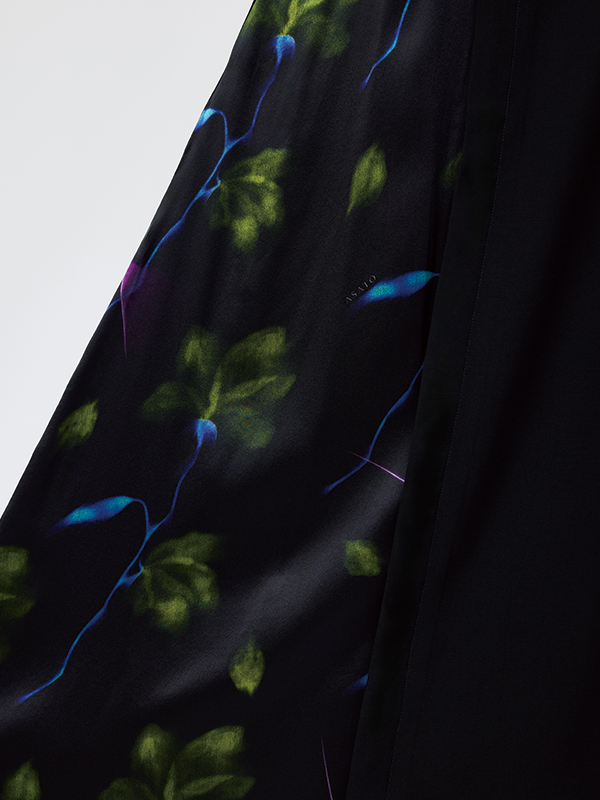Nocturne bloom skirt -Yellow-