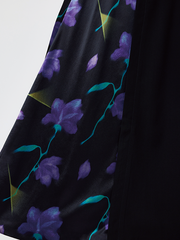 Nocturne bloom skirt -Purple-