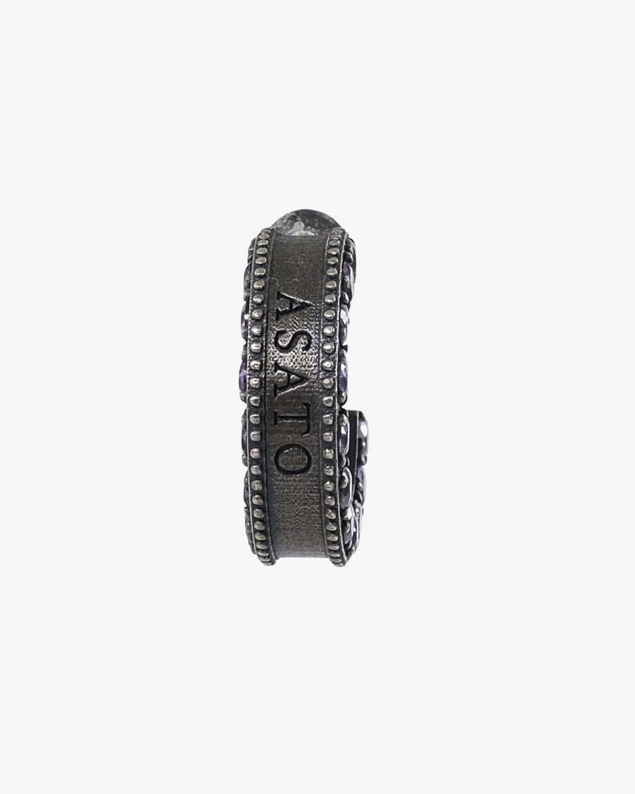 Violet Eclipse Hoop Earring