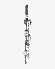 Violet Eclipse Pearl Cascade Earring