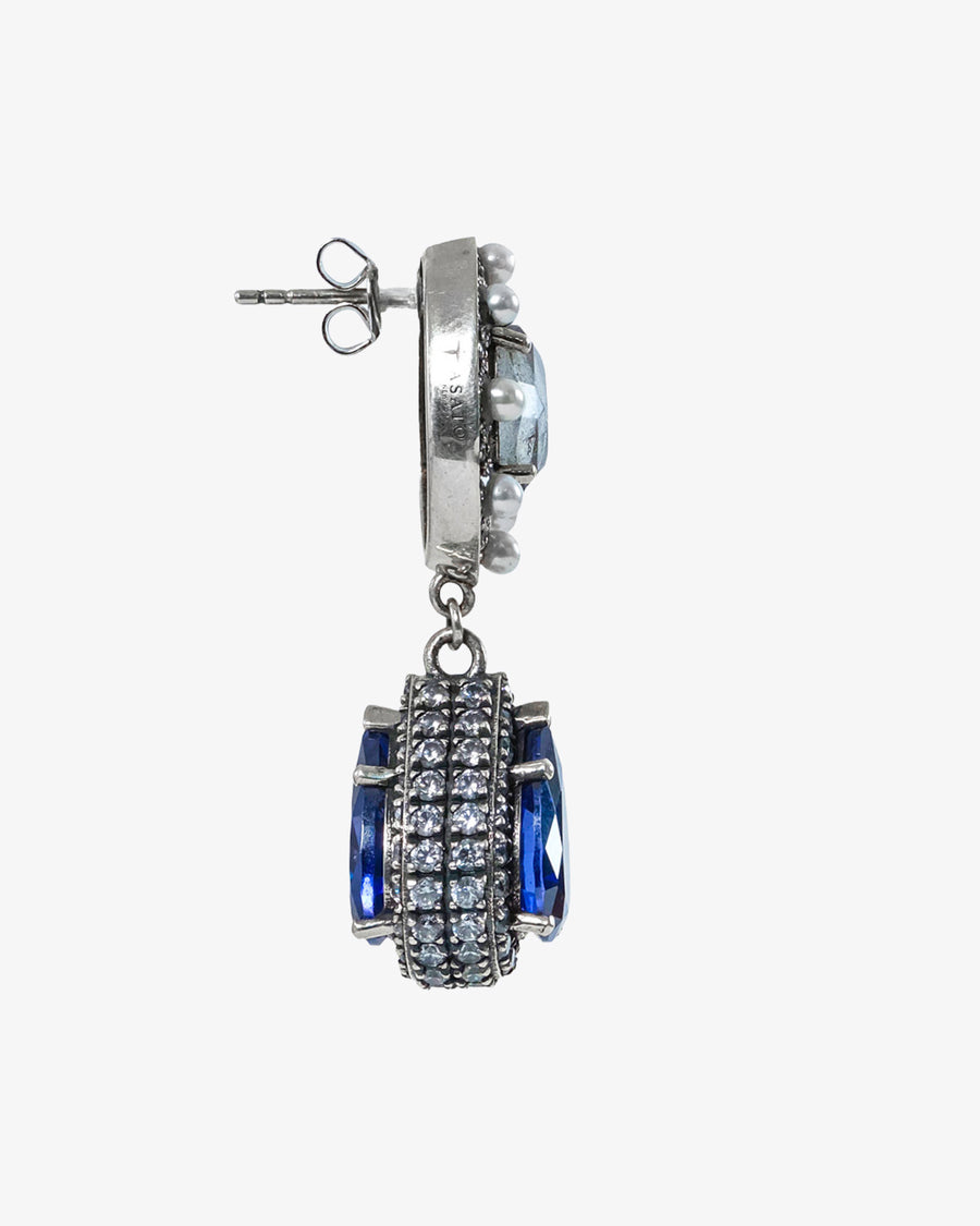 Midnight Reliquary Drop Earring
