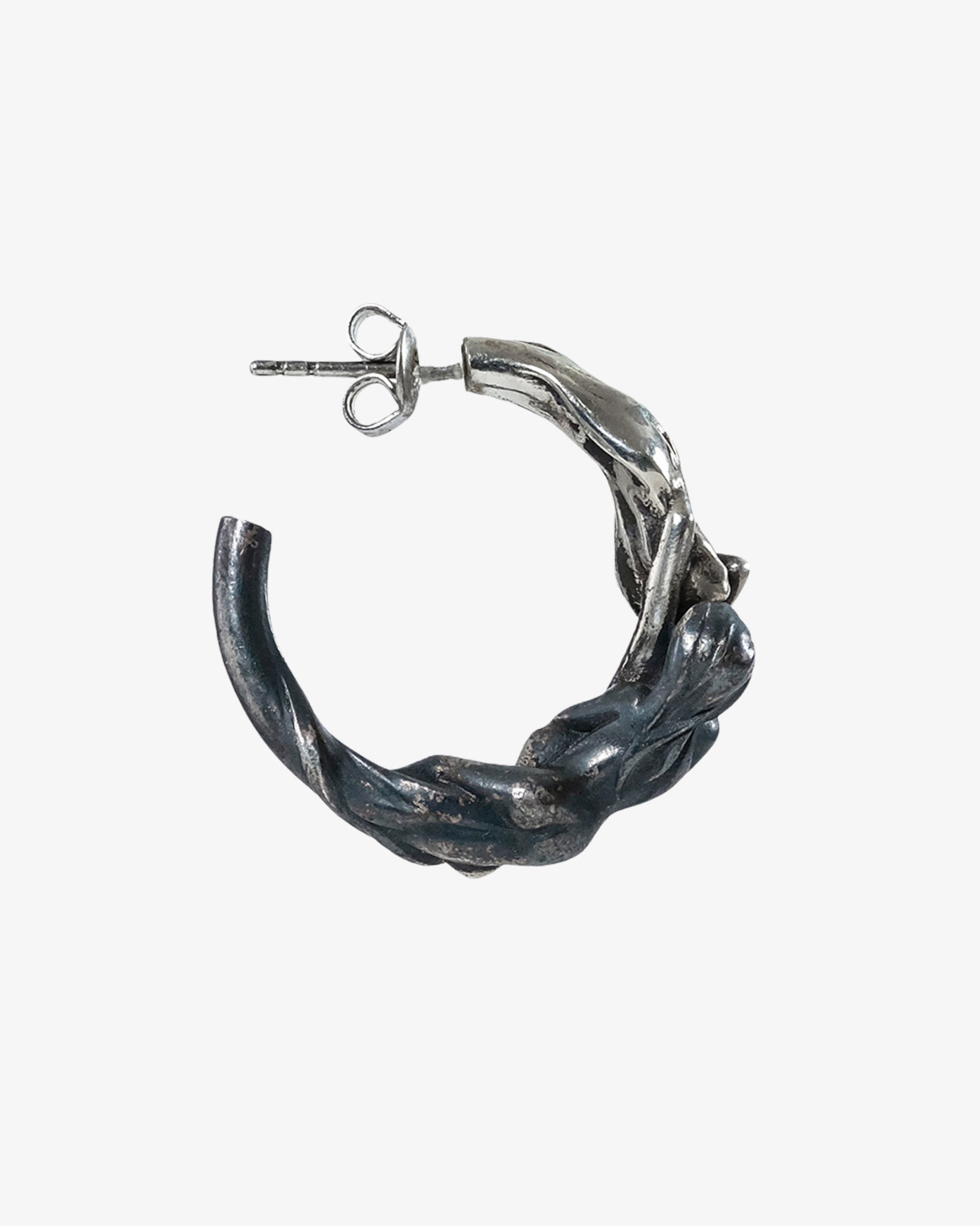 Eternal Embrace Sculptural Hoop Earring