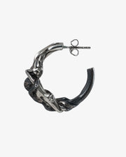 Eternal Embrace Sculptural Hoop Earring