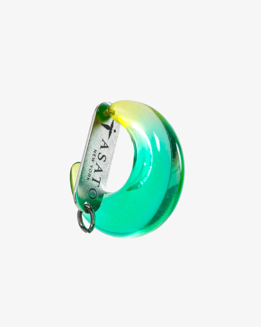Aurora Resin Hoop Earring