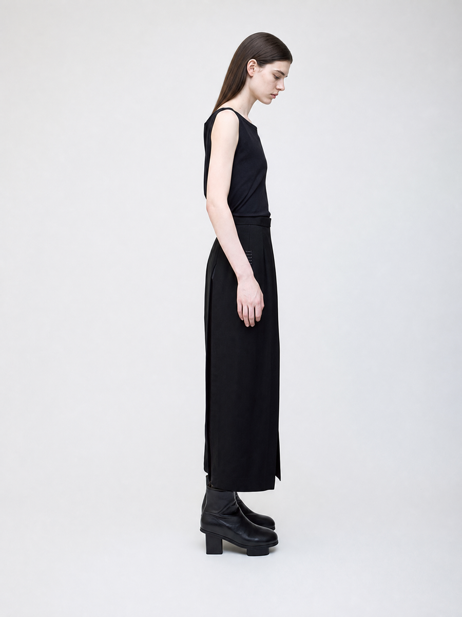 Nocturne bloom skirt -Purple-