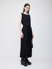 Nocturne bloom skirt -Purple-
