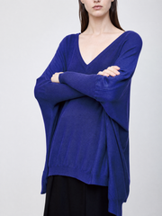 Kimono sleeve knit -Violet-