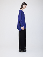 Kimono sleeve knit -Violet-