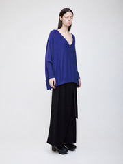 Kimono sleeve knit -Violet-