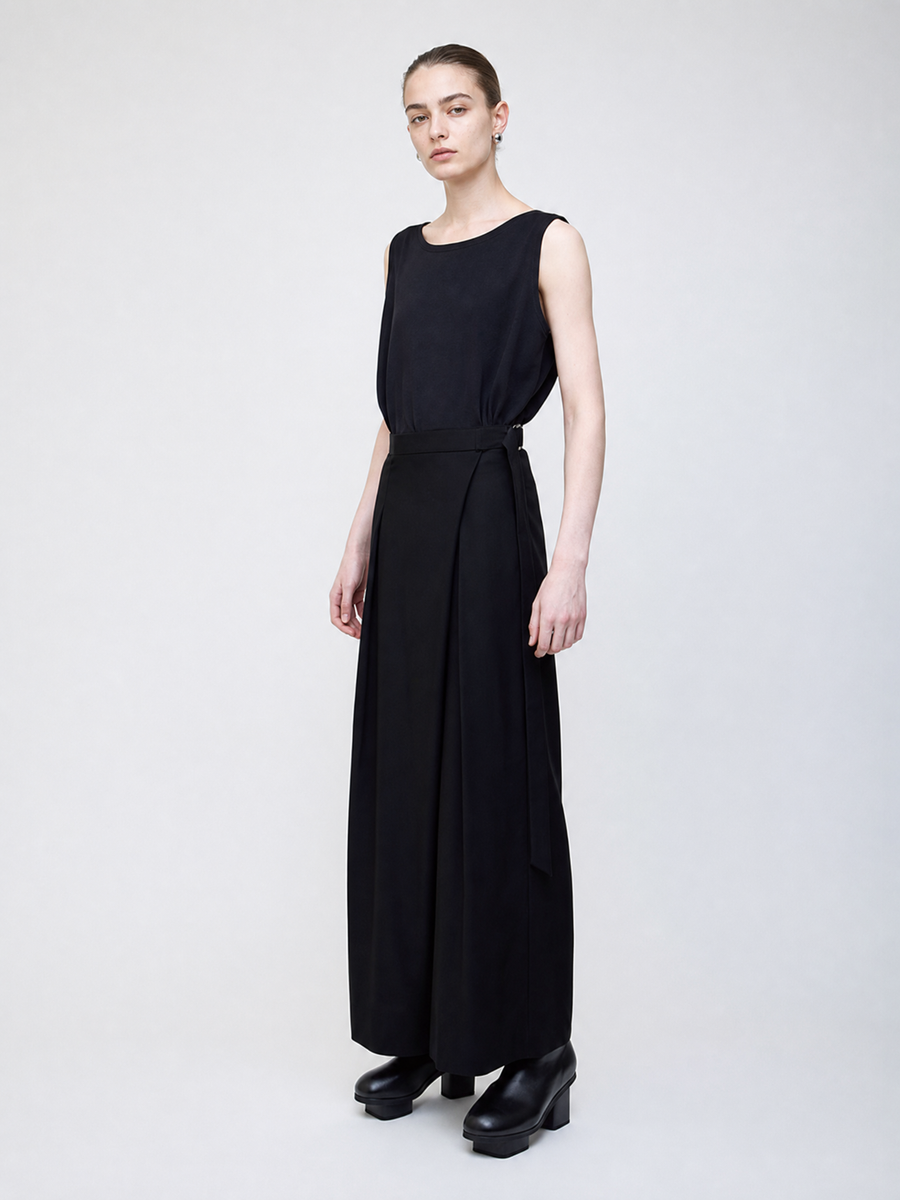 Wool wrap pants