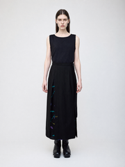 Nocturne bloom skirt -Purple-