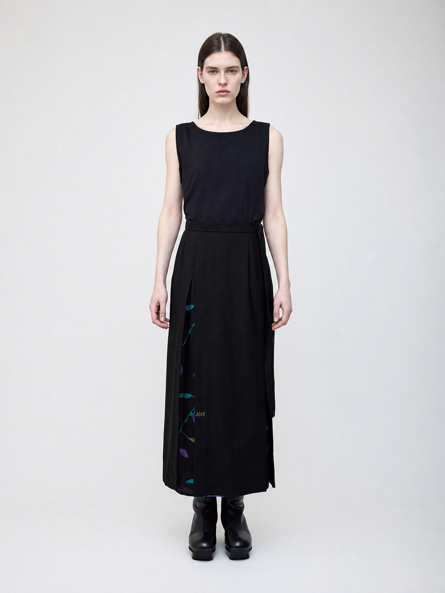 Nocturne bloom skirt -Purple-