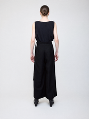 Wool wrap pants