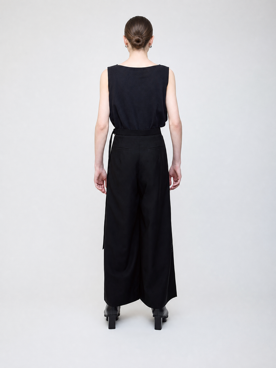 Wool wrap pants