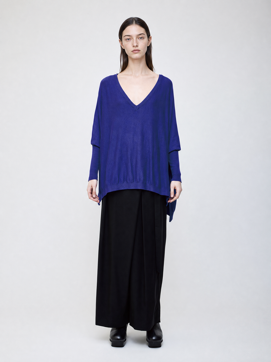 Kimono sleeve knit -Violet-