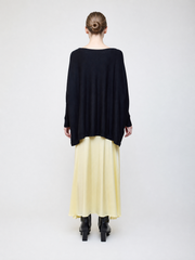 Kimono sleeve knit -Black-