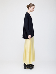 Kimono sleeve knit -Black-