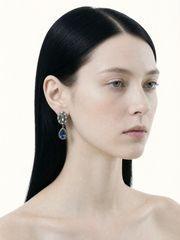 Midnight Reliquary Drop Earring